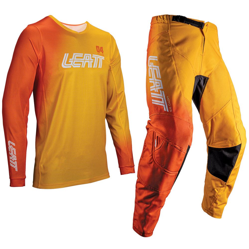 Leatt 2025 Motocross Combo Ride Kit 3.5 Flame
